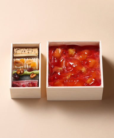 幸白セレクション - 旬 -｜サングリアとマンゴーの葛ゼリー & KOHAKU YOKAN