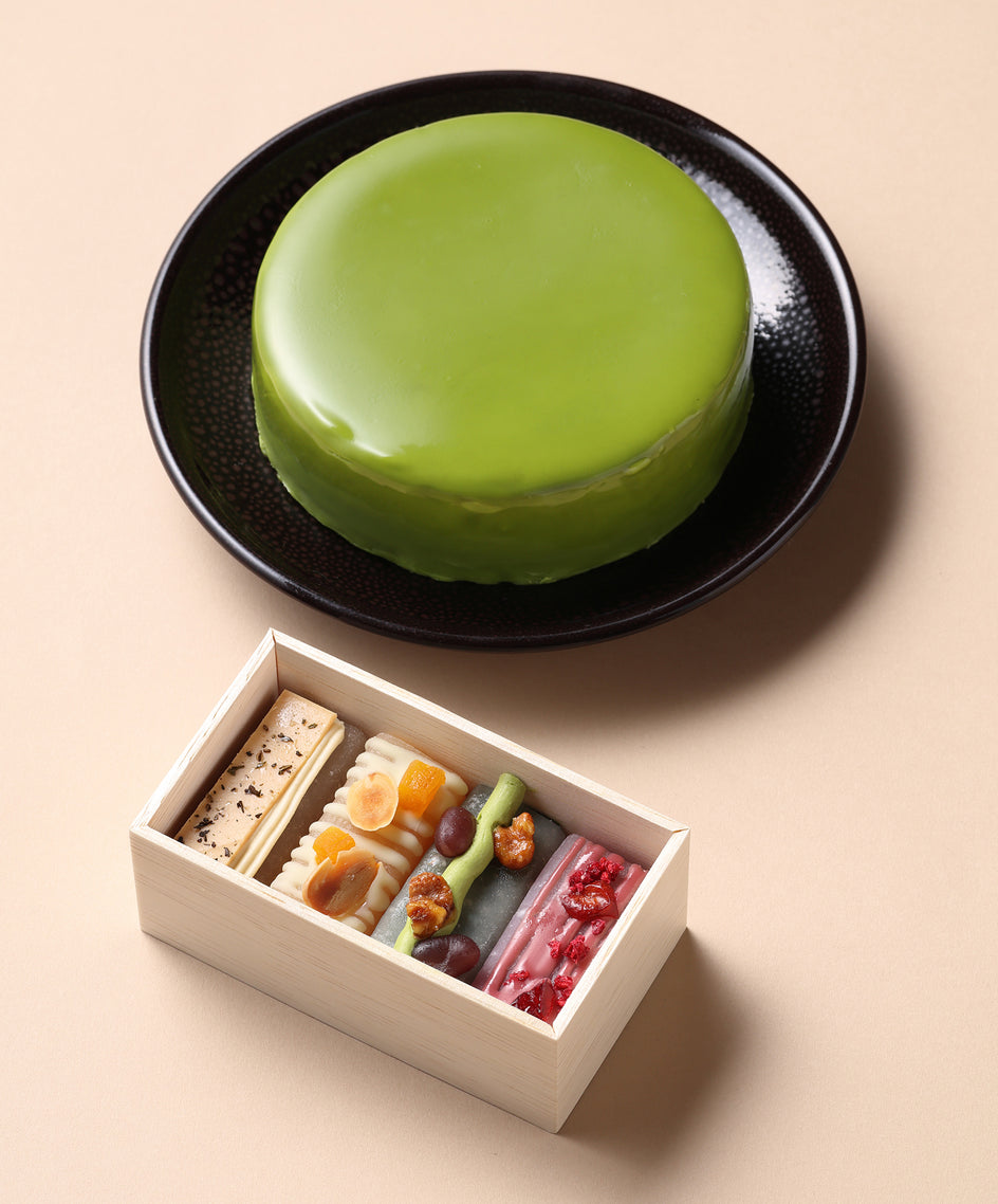 【送料無料】幸白セレクション - 雅 - ｜宇治抹茶クリーミーチーズケーキ & KOHAKU YOKAN